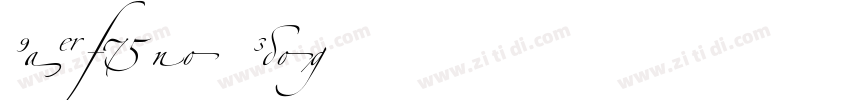 Zapfino Two字体转换
